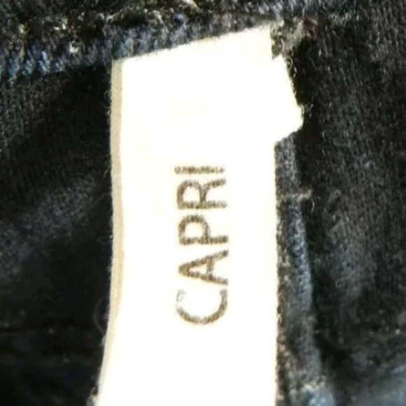 Rag & Bone Skinny Capri Coal Faded Black - Picture 4 of 4